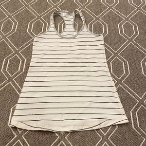 Lululemon angel wing stripe CRB sz 8